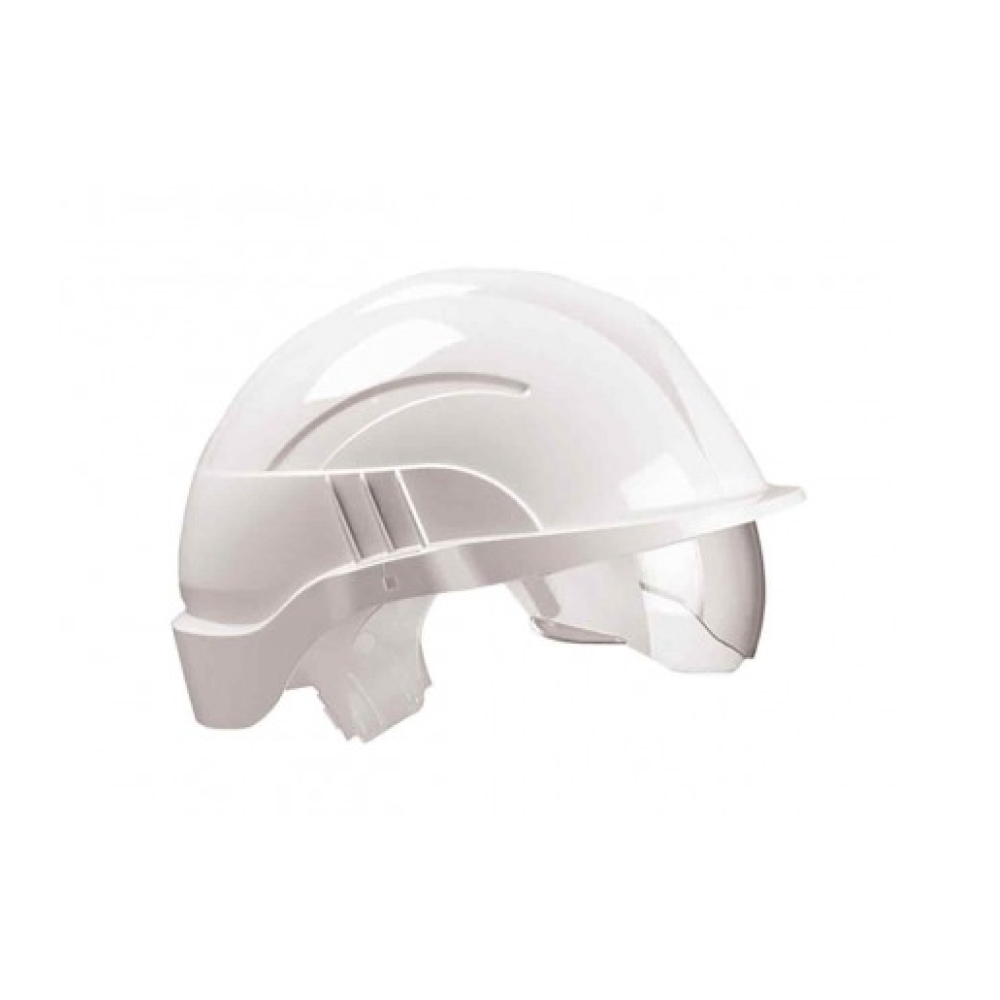 white helmet visor